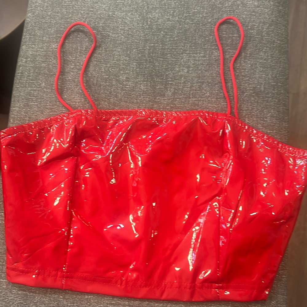Red Crop Top